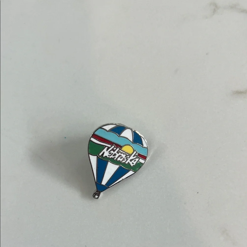 Nebraska Hot Air Balloon Pin